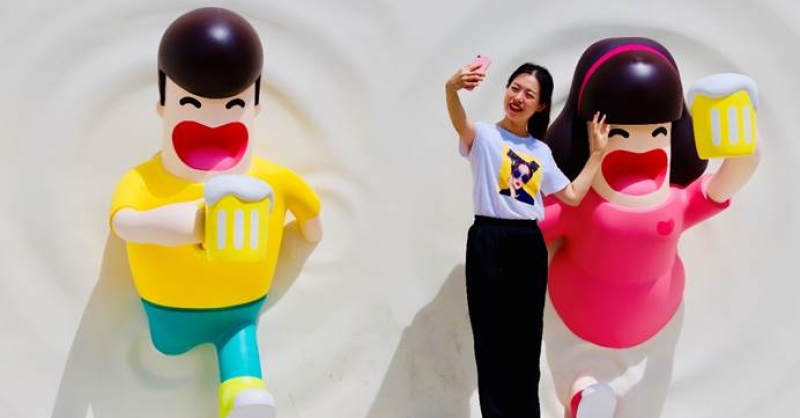 超可愛！西海岸新區(qū)金沙灘啤酒城IP形象發(fā)布